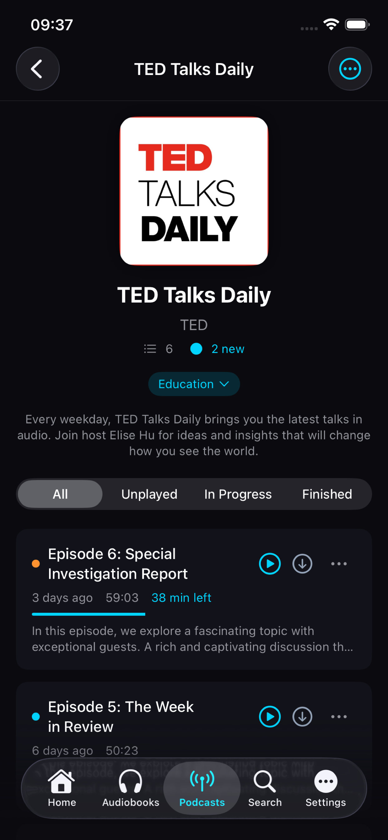 Podcast Detail - Episodes